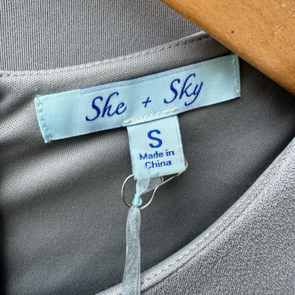 5 for $40 NWT She Sky  Dress Women Size S - Picture 5 of 8